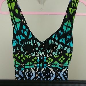 Like NEW Multicolored Maxi Dress Size 10